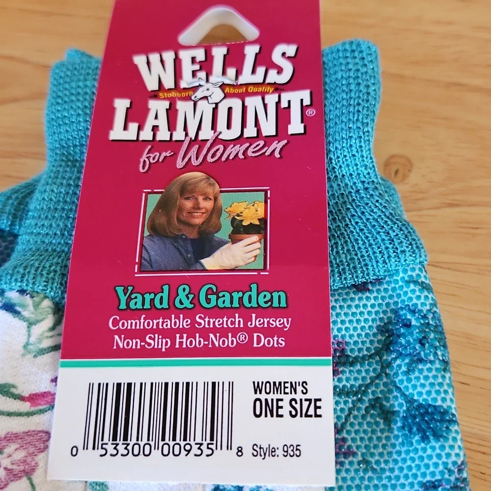 Wells Lamont Floral Garden Gloves Womens One Size NEW